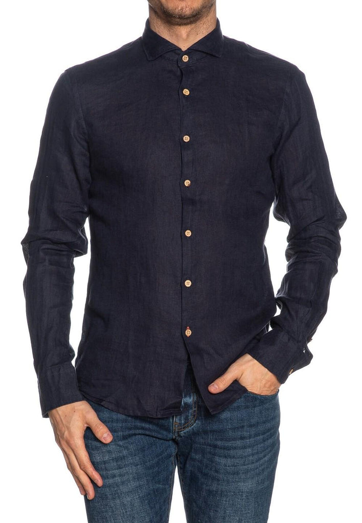 YES ZEE CAMICIA UOMO COLLO PICCOLO ALLA FRANCESE, M/L