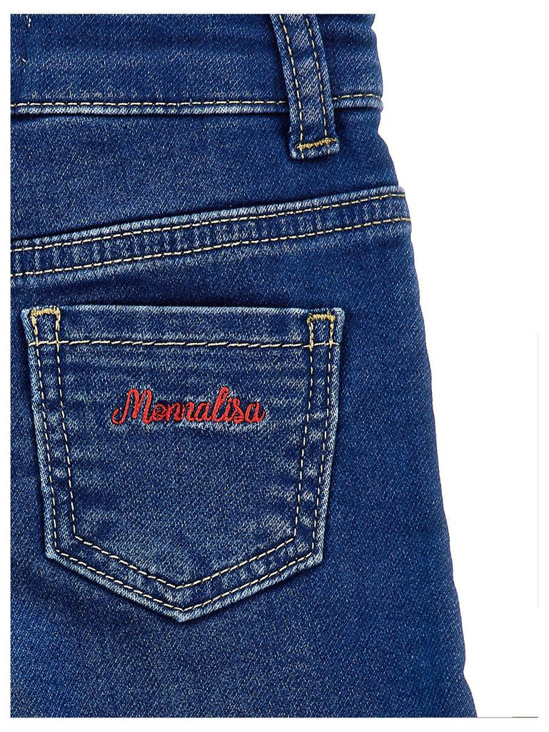 MONNALISA JEANS CON GALETTA DENIM F