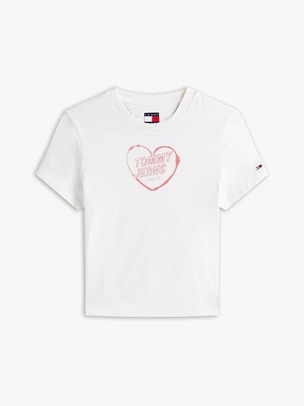 TOMMY JEANS TJW SLIM SH HEART TE