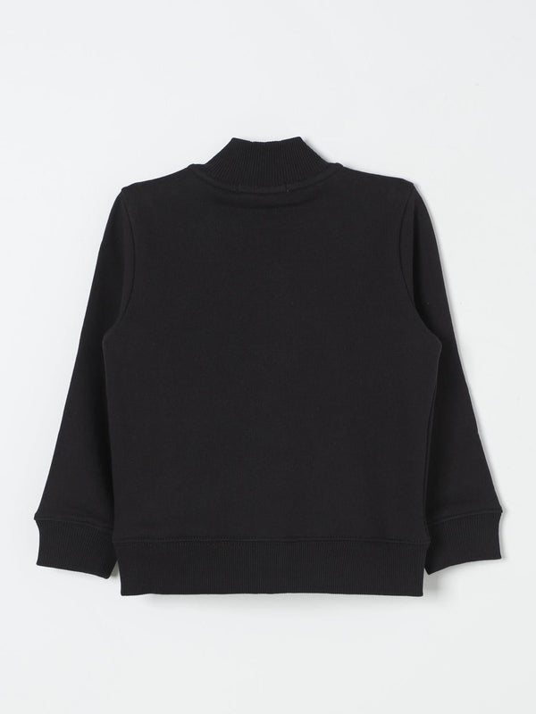 CALVIN KLEIN JEANS MONOGRAM MINI BADGE ZIP-THROUG