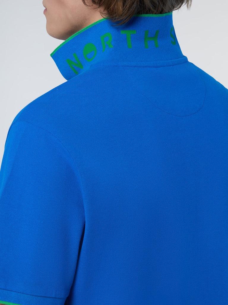 NORTH SAILS POLO SHORT SLEEVE COLLAR W/STRIPED IN CONTRAST