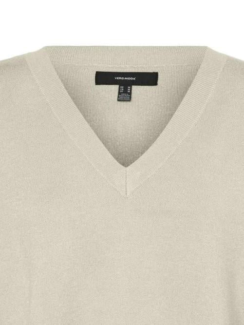 VERO MODA VMGOLD LINK LS V-NECK CROPPED PULL. GA