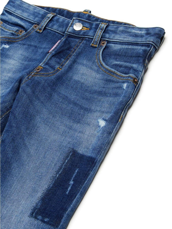 DSQUARED2 JUNIOR D2P118LM SKATER JEAN TROUSERS
