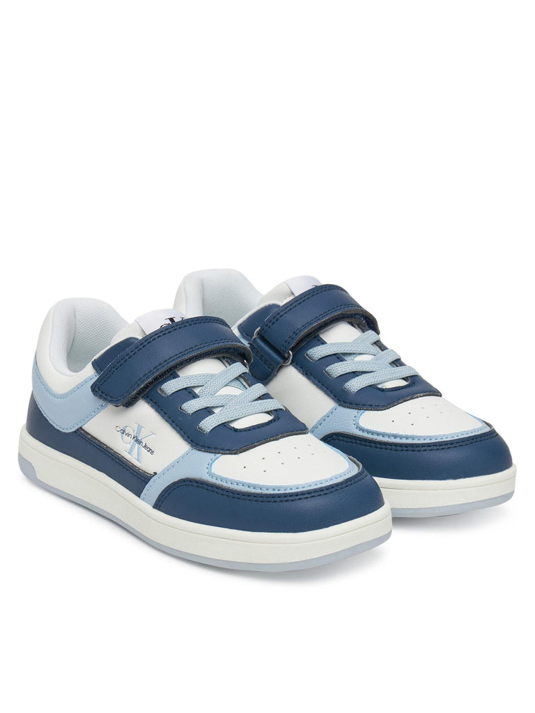 CALVIN KLEIN JEANS SNEAKER BASSA LACCI/VELCRO