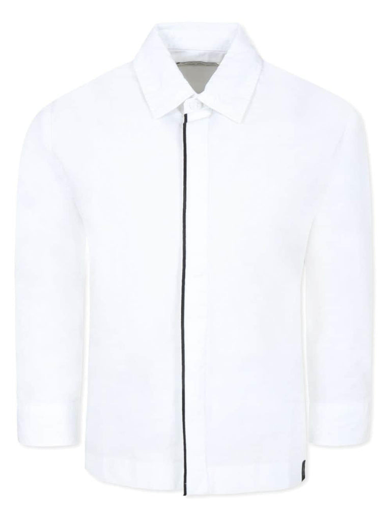 CALVIN KLEIN JEANS POPLIN TIPPING SHIRT
