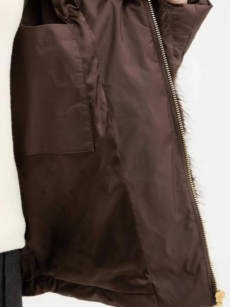 GUESS MARCIANO ESTELLA PADDED JACKET WITH FUR