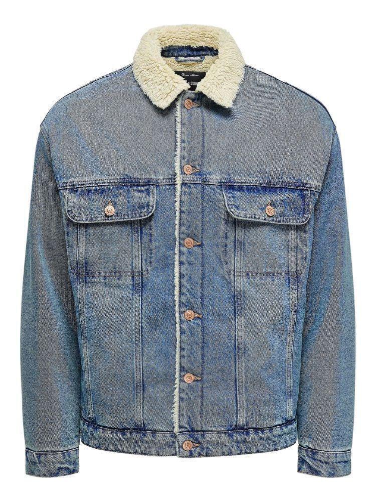 ONLY&SONS ONSWILSON SHERPA DBTINT 0970 DNM JACKET