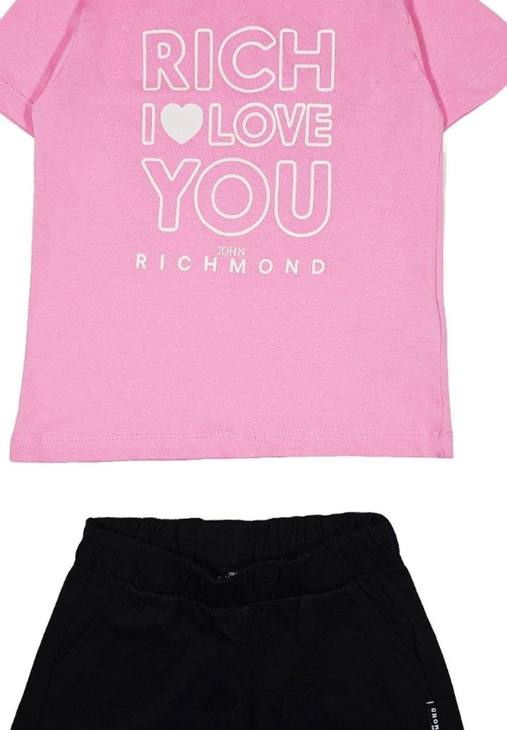 JOHN RICHMOND T-SHIRT + SHORTS