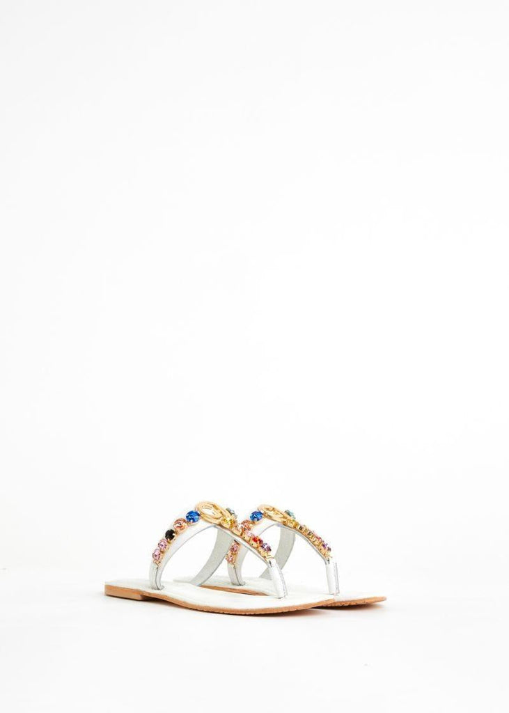 GAUDI SANDALO FLAT BICE LEATHER