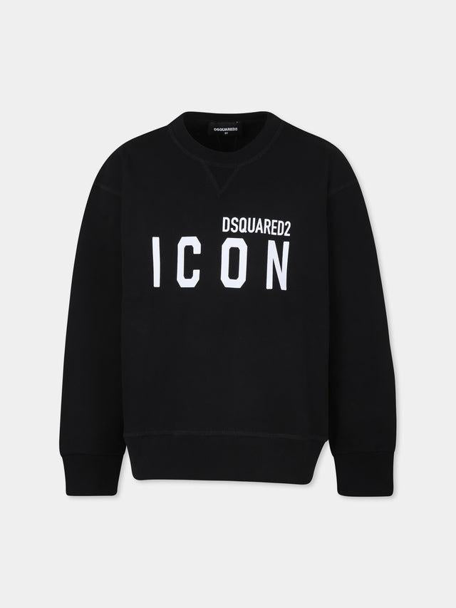 DSQUARED2 JUNIOR D2S865U SLOUCH FIT-ICON FELPA