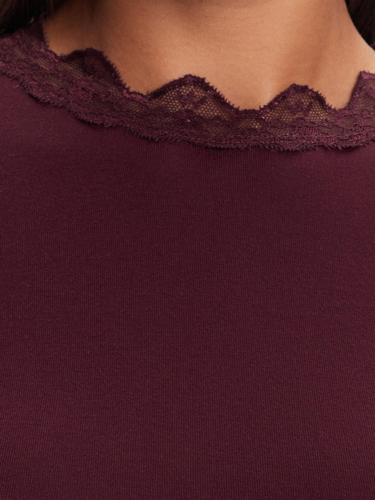 VERO MODA VMROSA LS HIGHNECK TOP GA JRS NOOS