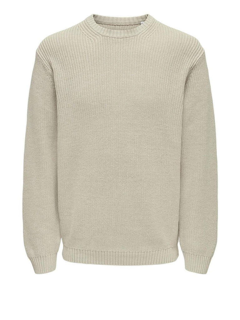 ONLY&SONS ONSROSU VIN 7 WASH CREW KNIT