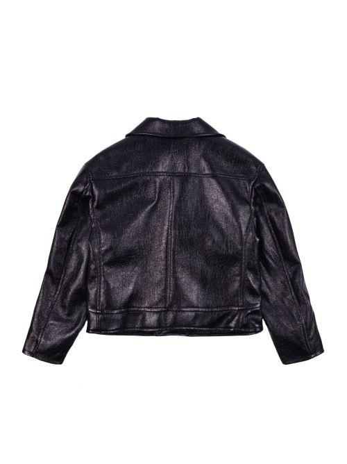 ELISABETTA FRANCHI La Mia Bambina CHIODO IN ECO VERNICE CON ZIP