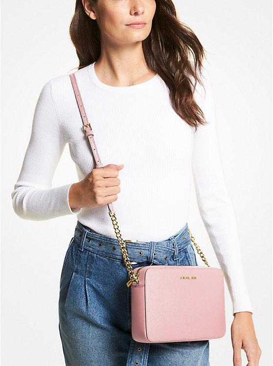 MICHAEL KORS LG EW CROSSBODY LEATHER
