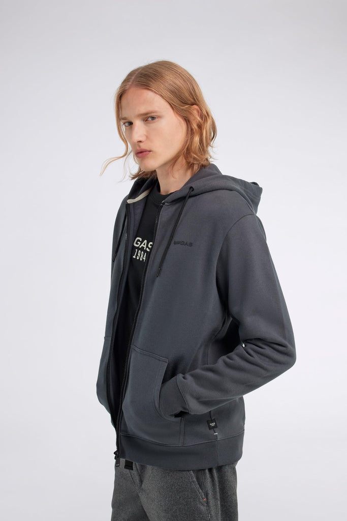 GAS SWEN HOOD ZIP BRAND.