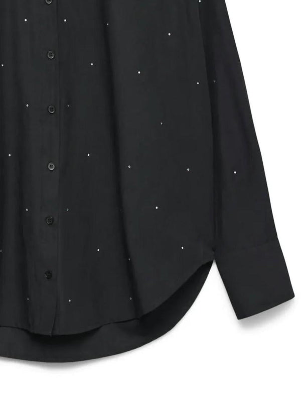 VERO MODA VMFANNI RHINESTONE LS SHIRT WVN NOOS