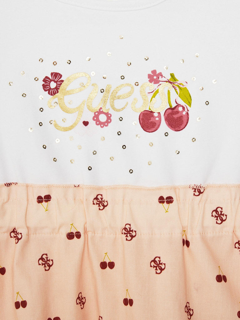 GUESS SET MIX FABRIC SS DR