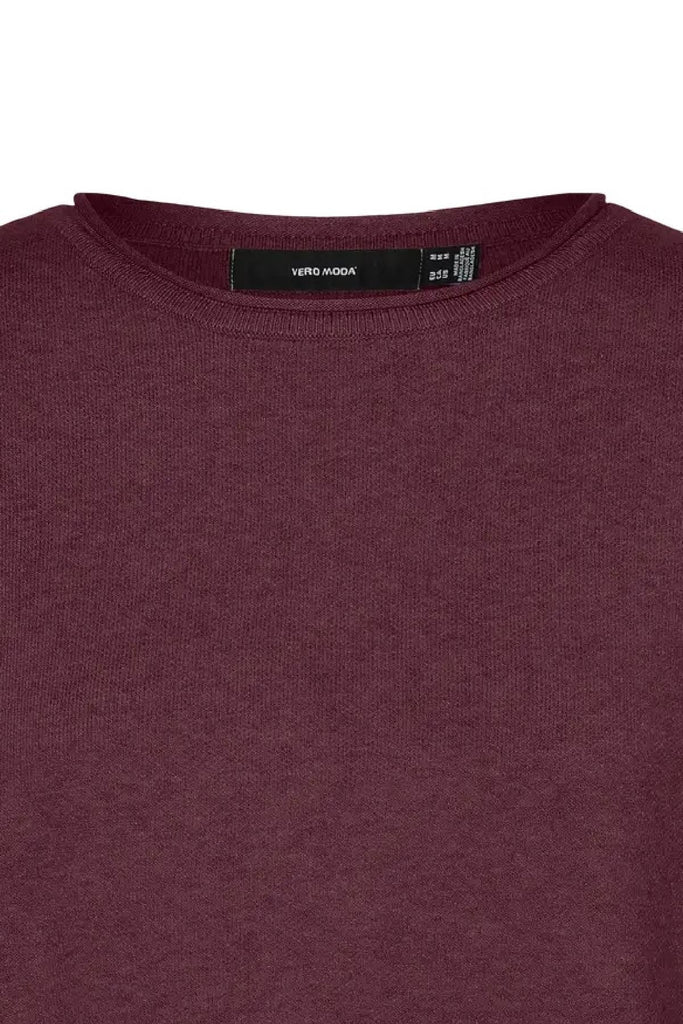 VERO MODA VMSABA ROLL LS O-NECK PULLOVER GA NOOS