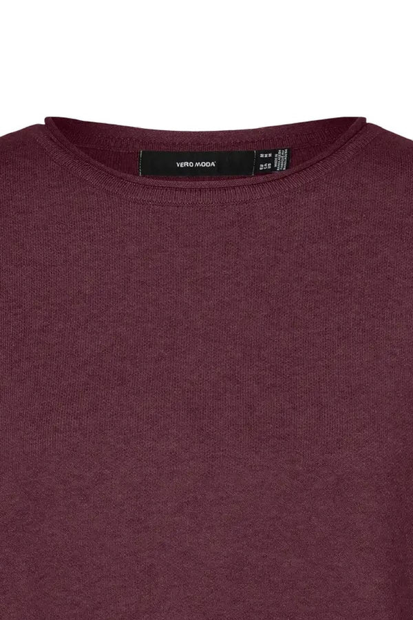 VERO MODA VMSABA ROLL LS O-NECK PULLOVER GA NOOS