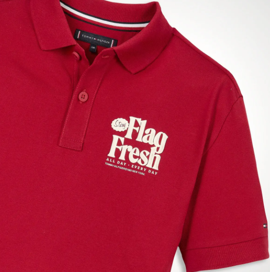 TOMMY HILFIGER FLAG FUN REG POLO SS