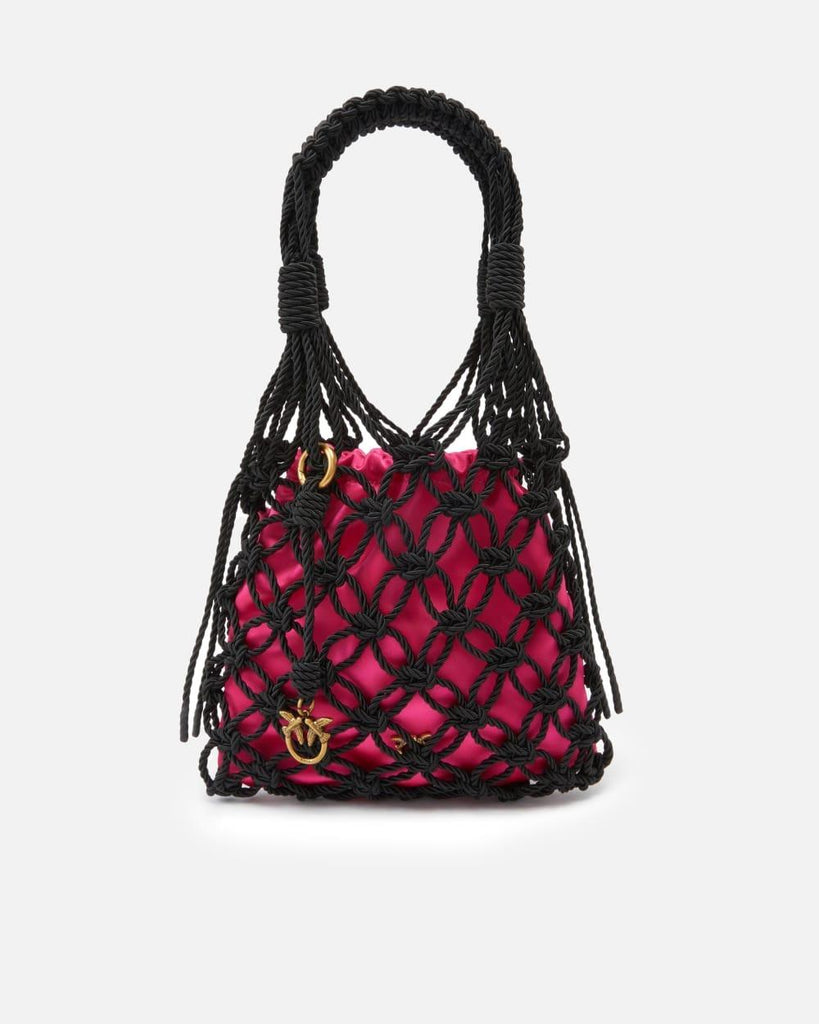 PINKO HANDBAG MINI EVENING NET