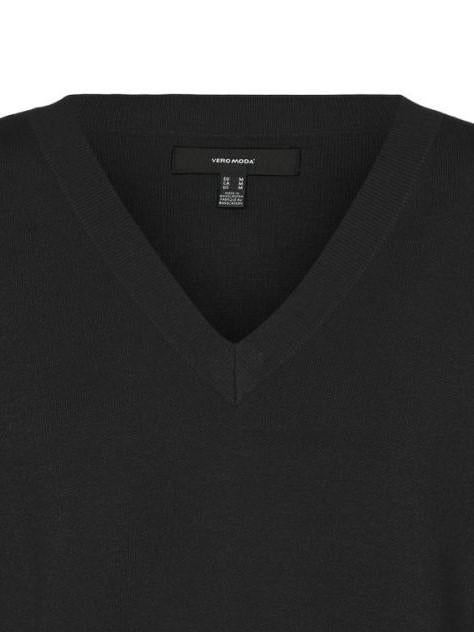 VERO MODA VMGOLD LINK LS V-NECK CROPPED PULL. GA