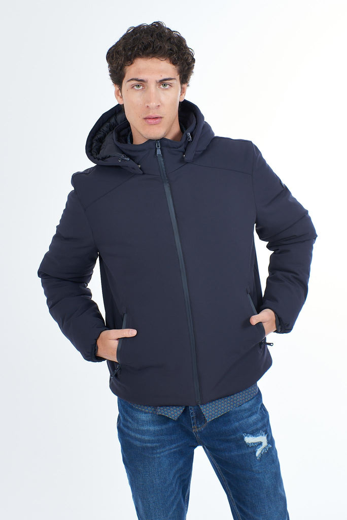 YES ZEE GIUBBINO UOMO CON CAPPUCCIO, INTERNO TRAPUNTATO
