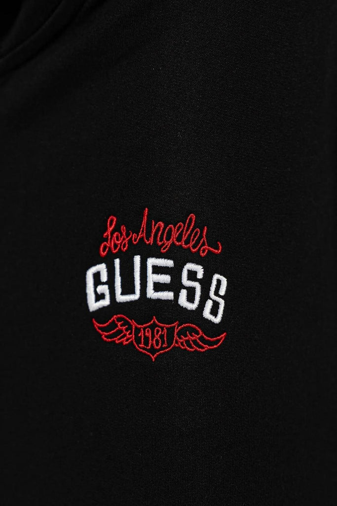 GUESS HOODED LS ACTIVE TOP W/ZIP