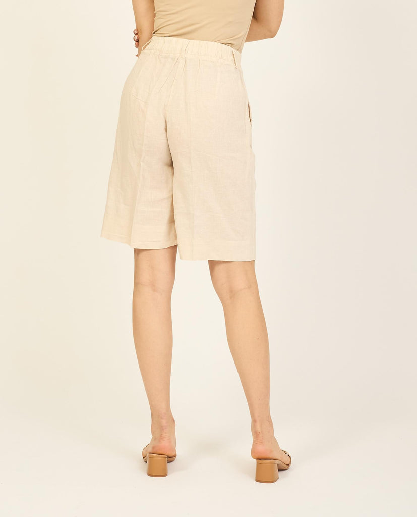 YES ZEE BERMUDA DONNA STAMPATO CON RISVOLTO