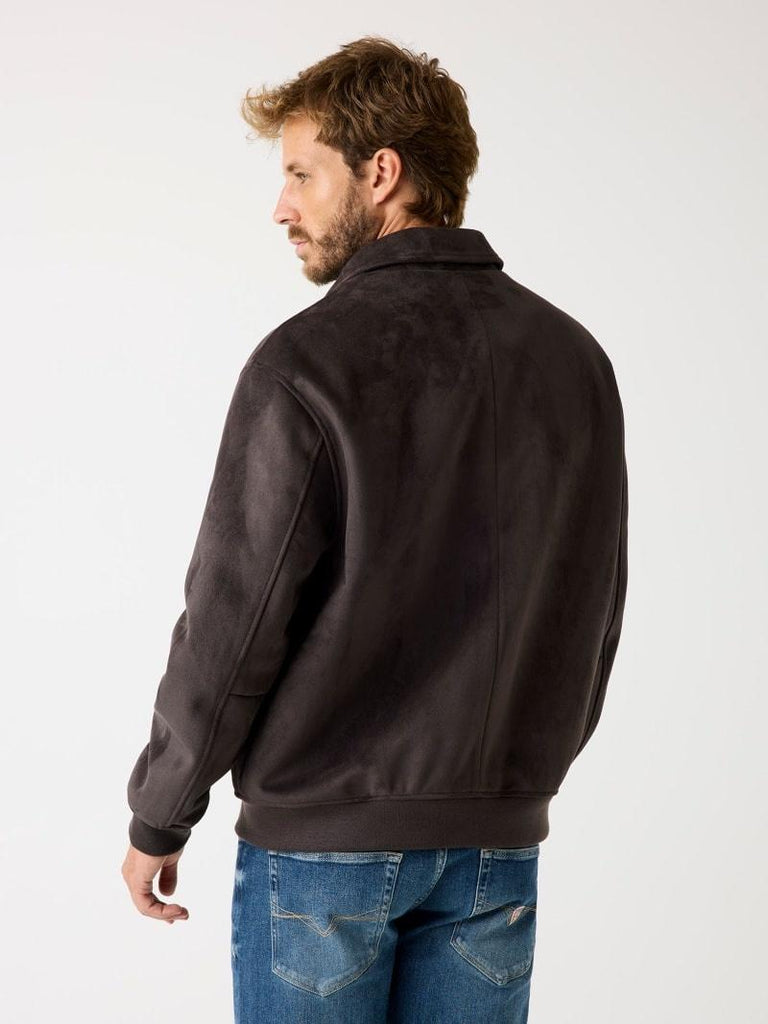GUESS RYAN FAUX SUEDE JACKET