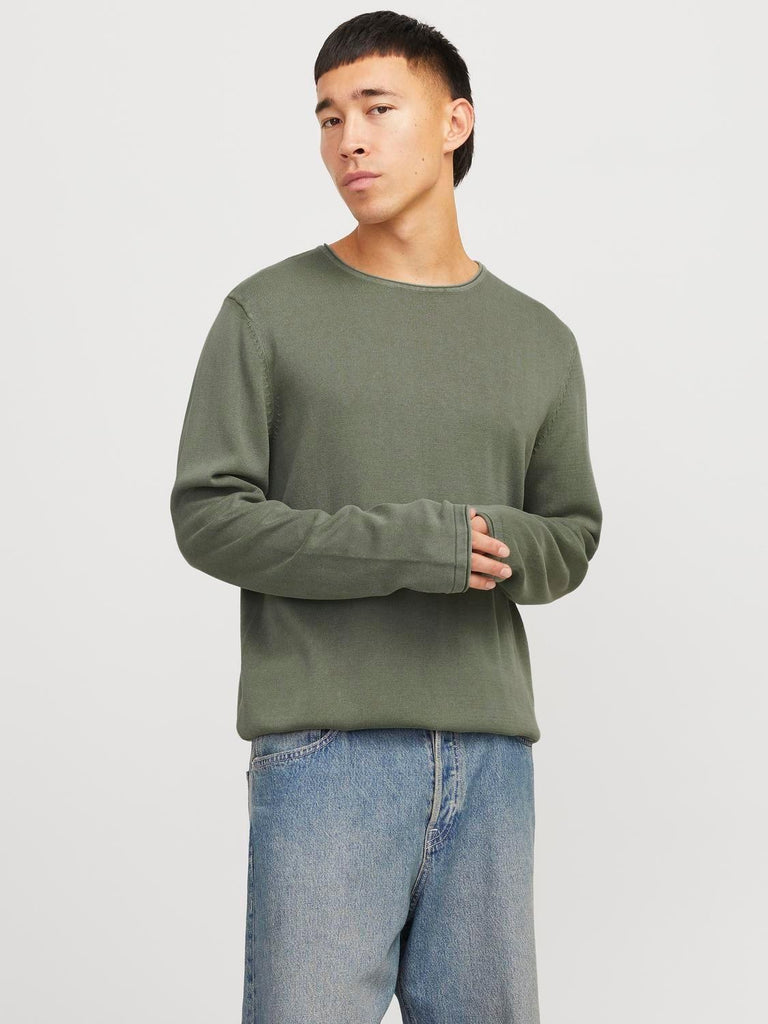 JACK AND JONES JJELEO KNIT CREW NECK NOOS