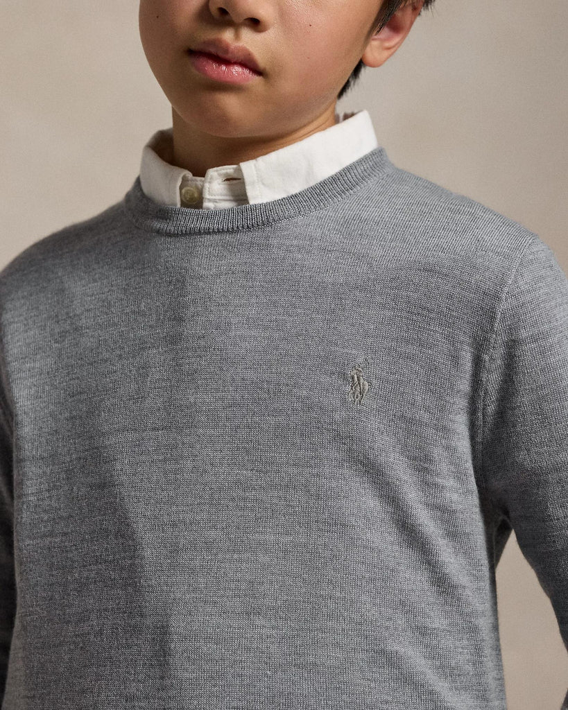 RALPH LAUREN LS CN-SWEATER-PULLOVER
