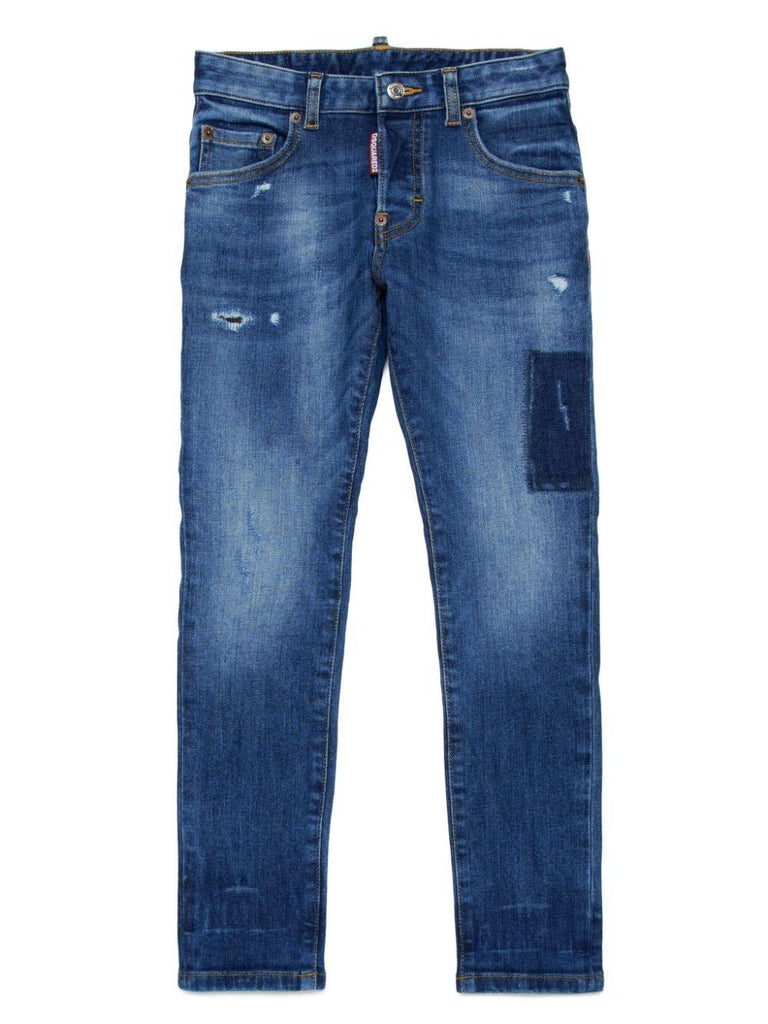 DSQUARED2 JUNIOR D2P118LM SKATER JEAN TROUSERS