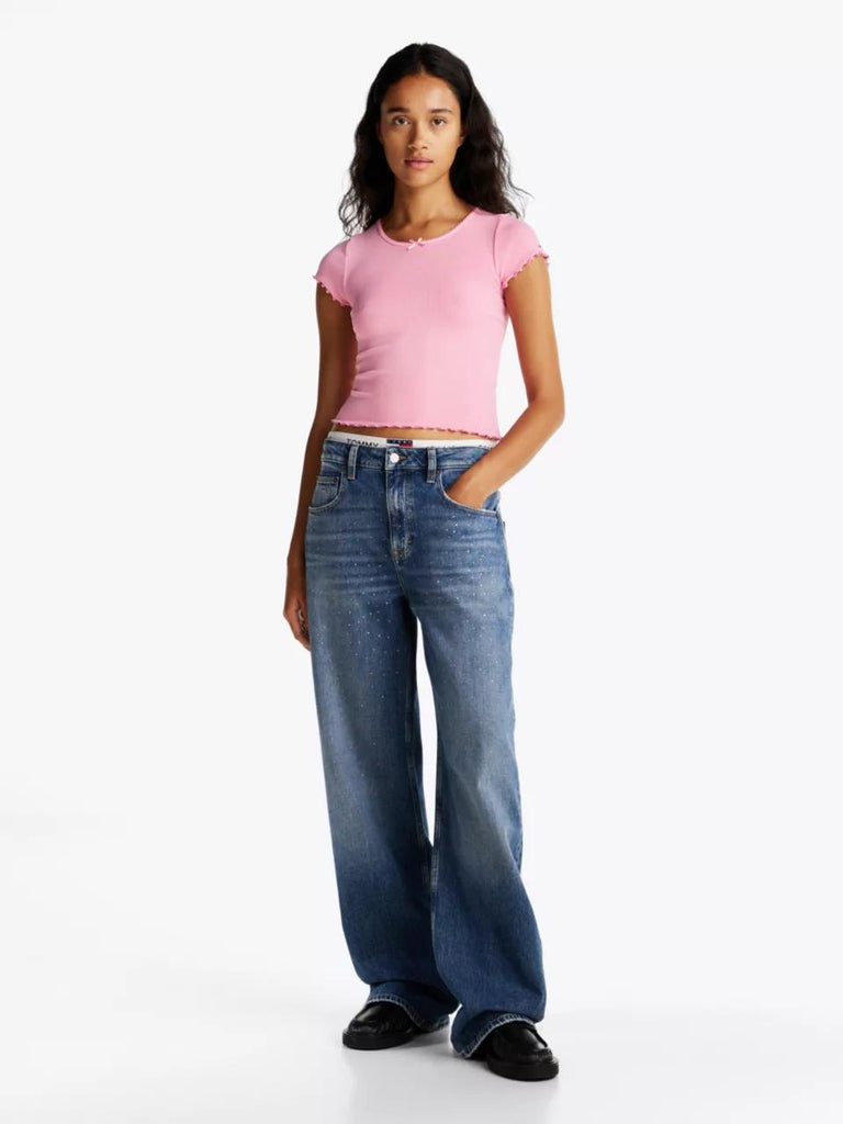 TOMMY JEANS TJW SLIM SCALLOP RIB