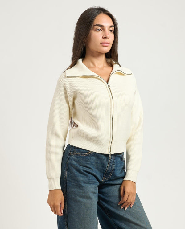 GUESS GJ LS ZIPPED COLLAR CARDI