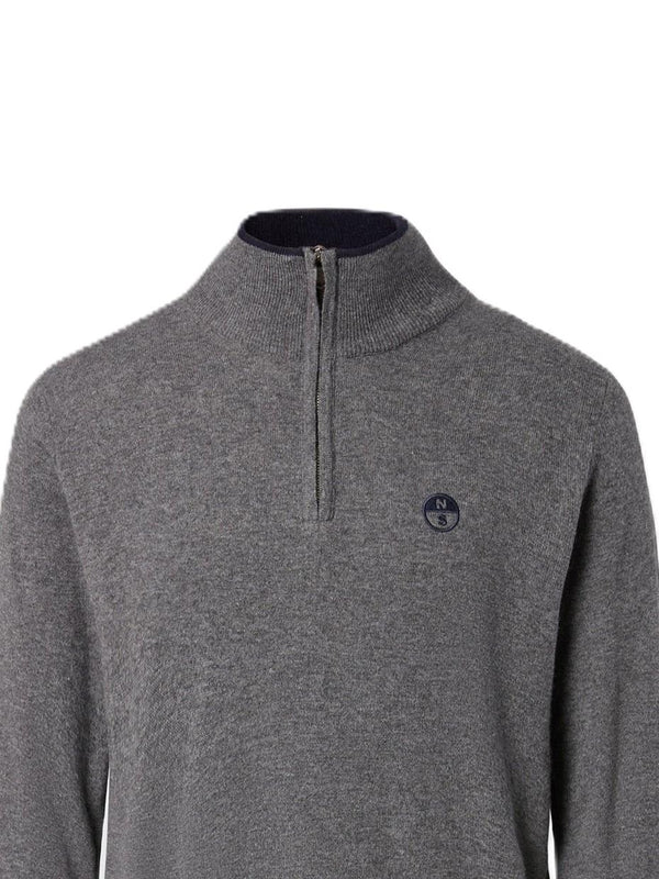 NORTH SAILS HALF ZIP 12GG KNITWEAR