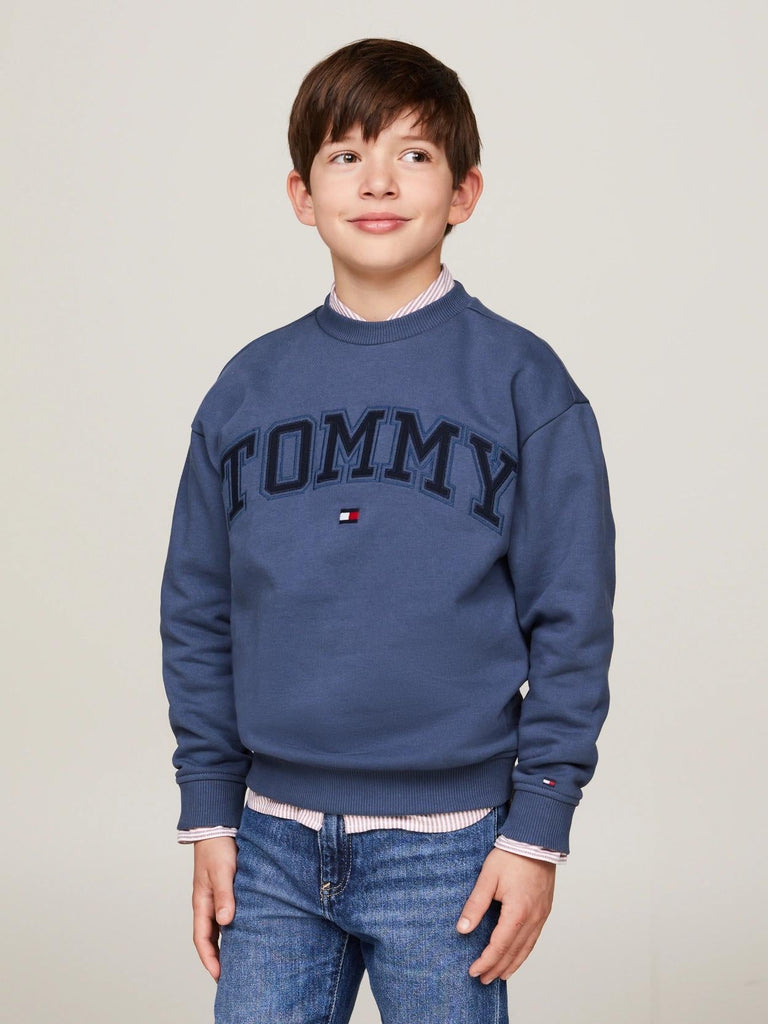 TOMMY HILFIGER VARSITY EMBROIDERY SWEATSHIRT