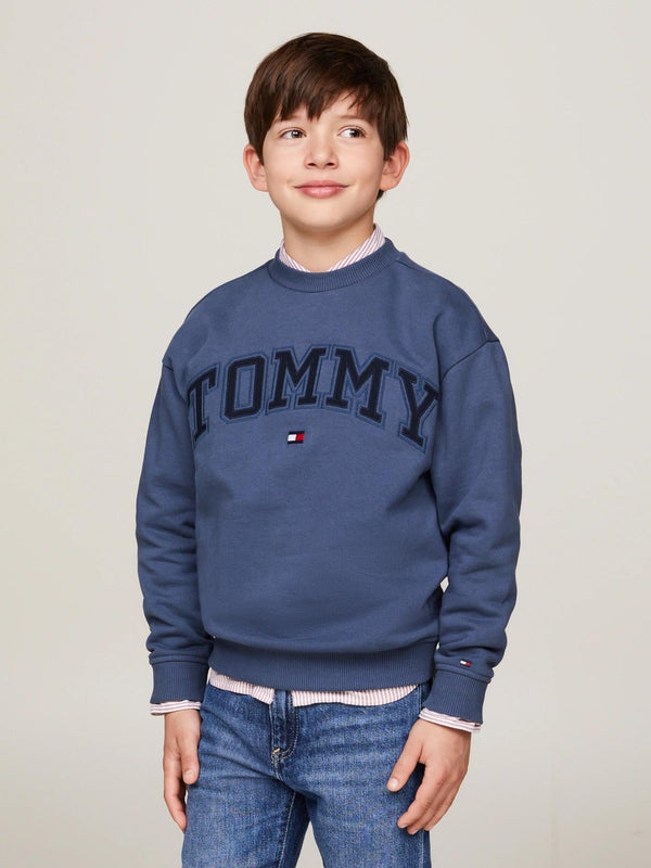 TOMMY HILFIGER VARSITY EMBROIDERY SWEATSHIRT