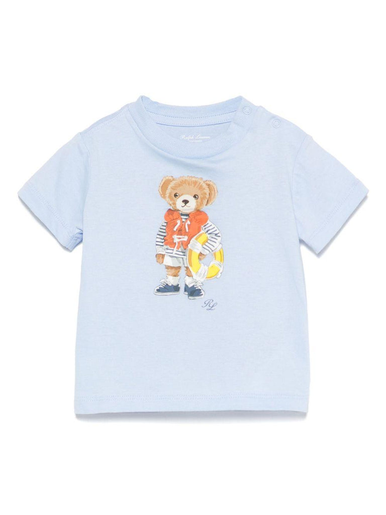 RALPH LAUREN BEAR TEE-KNIT SHIRTS-T-SHIRT