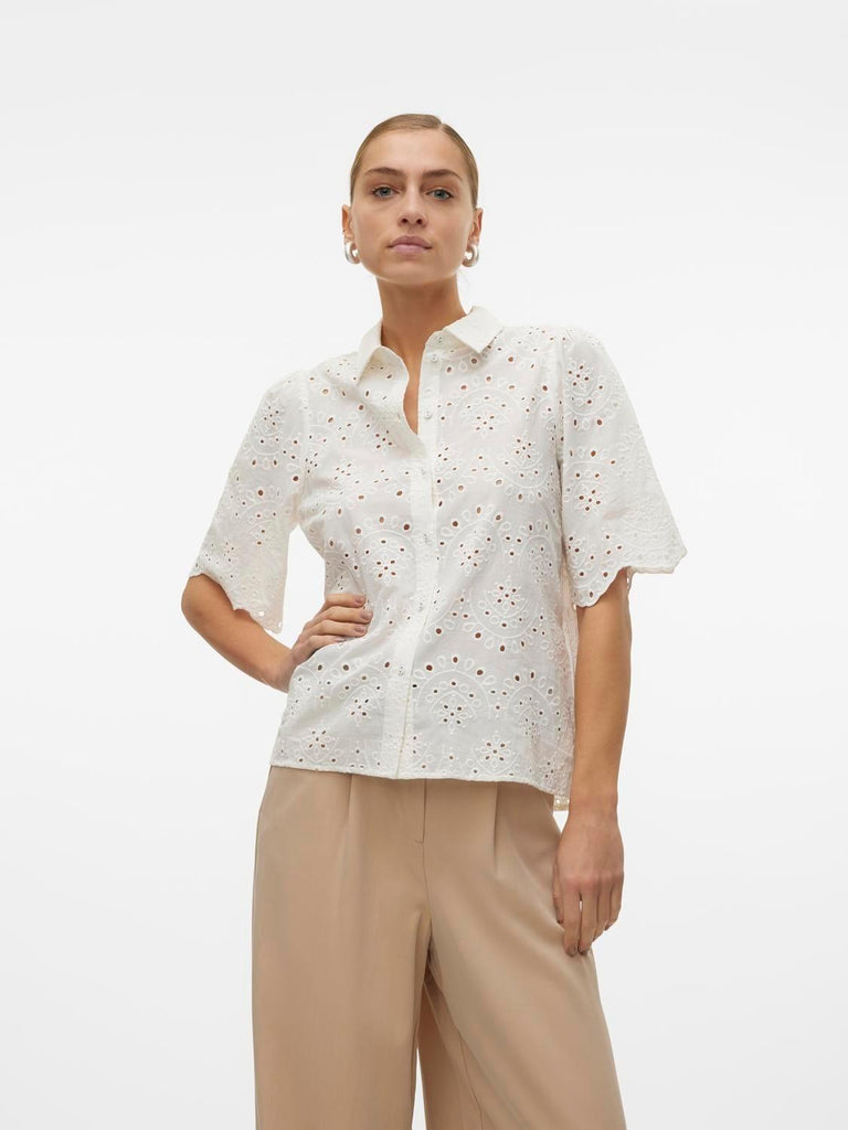VERO MODA VMHAY 2/4 EMB SHIRT WVN SPE