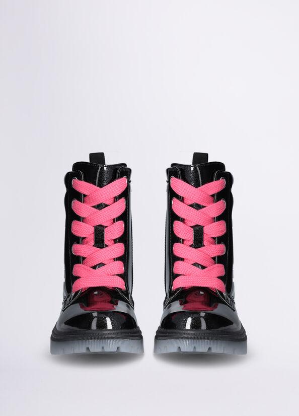 LIU JO KENDY 618 - BIKER GLITTER PATENT