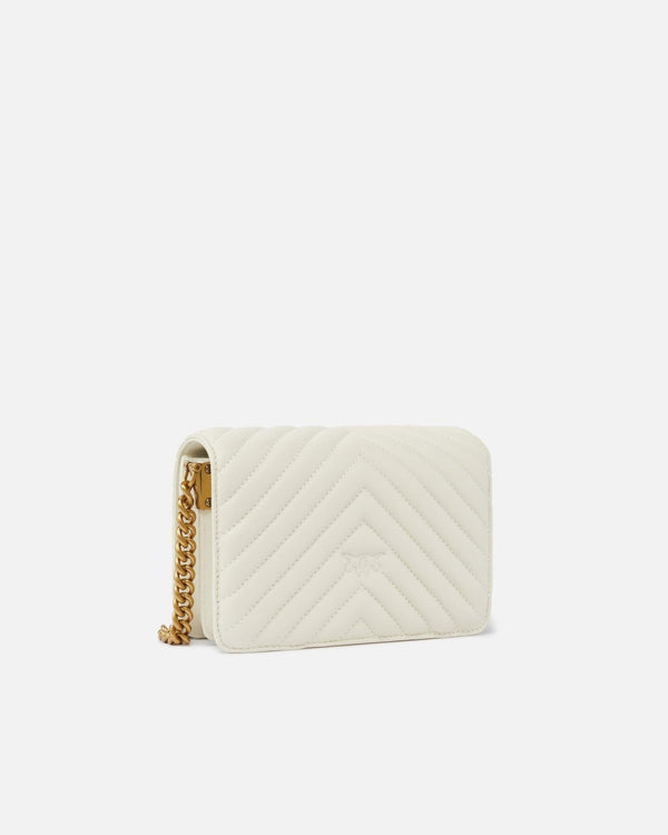PINKO LOVE CLICK MINI  SHEEP NAPPA CHEVRON