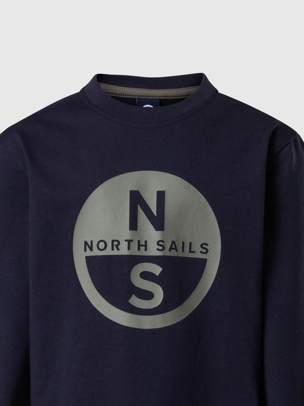 NORTH SAILS T SHIRT  LONG SLEEVE  W/GRAPHIC