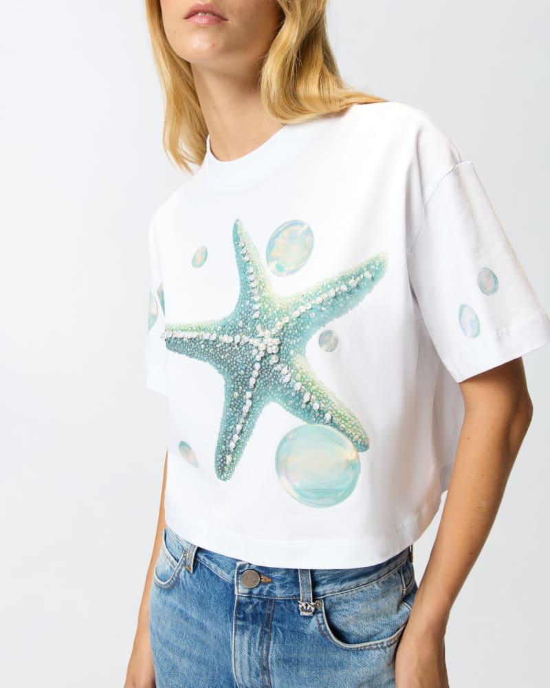 PINKO TORTILLA T-SHIRT JERSEY COTONE