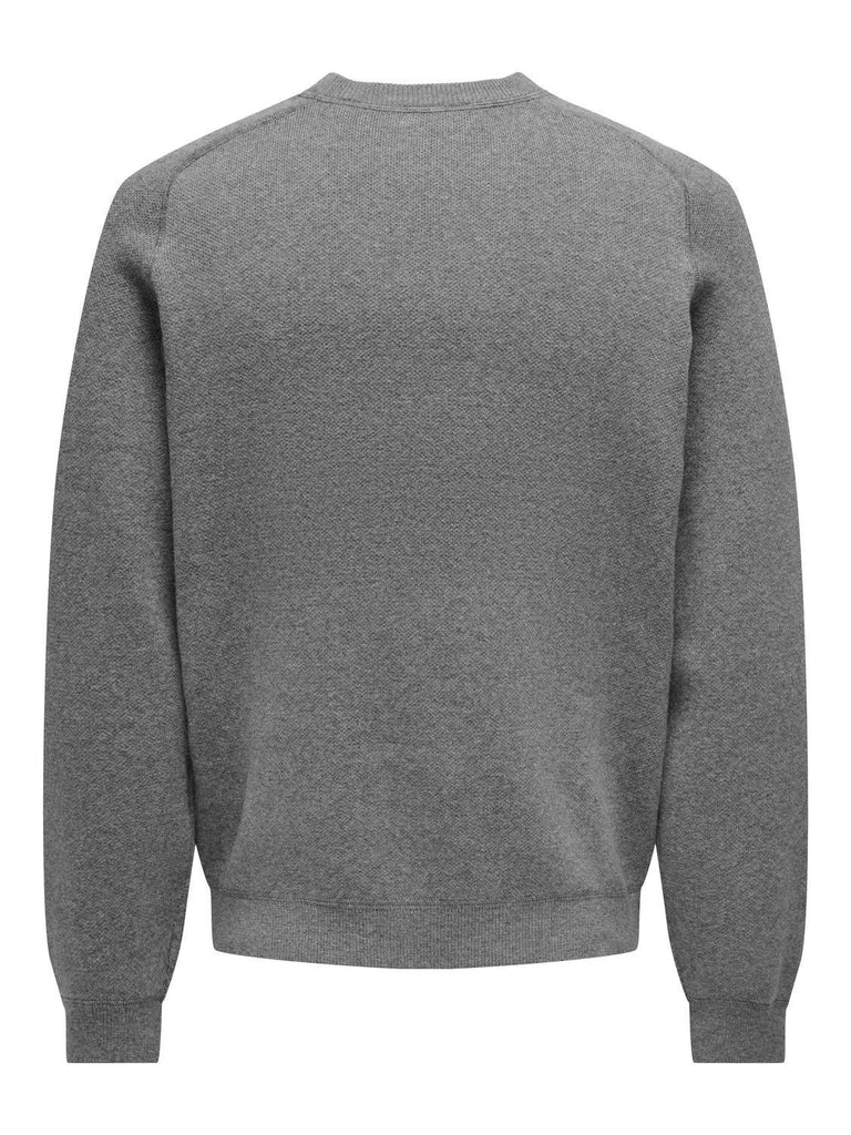 ONLY&SONS ONSPIN REG 12 CREW KNIT
