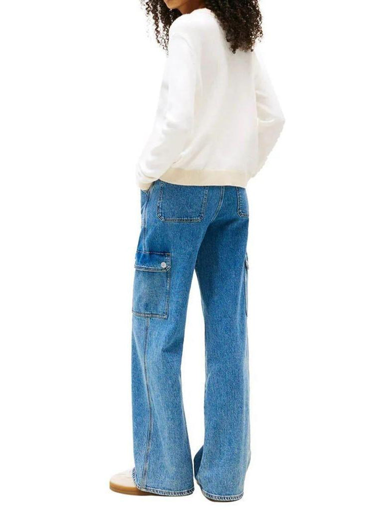 TOMMY JEANS TJW CLRBLCKFLAG SWEA