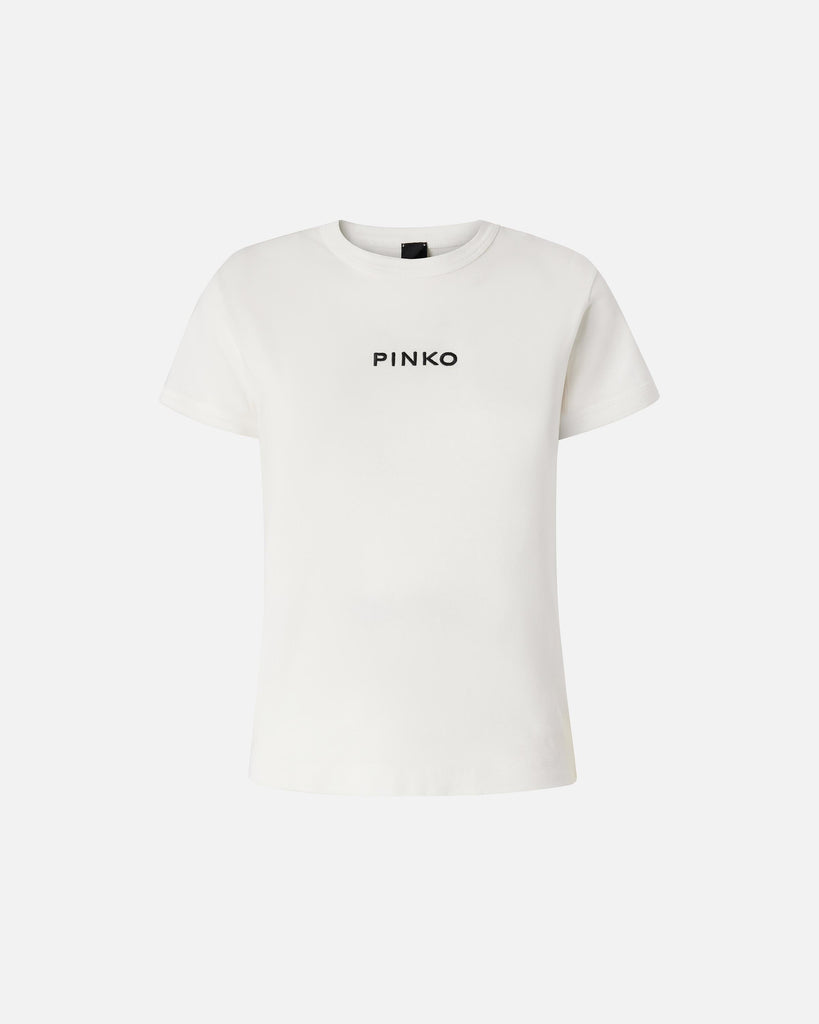 PINKO INTENSO T-SHIRT JERSEY RICAMO