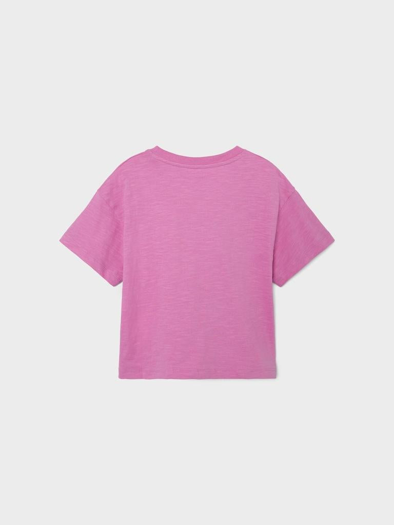 NAME.IT NKFBRUMLE SS LOOSE SHORT TOP