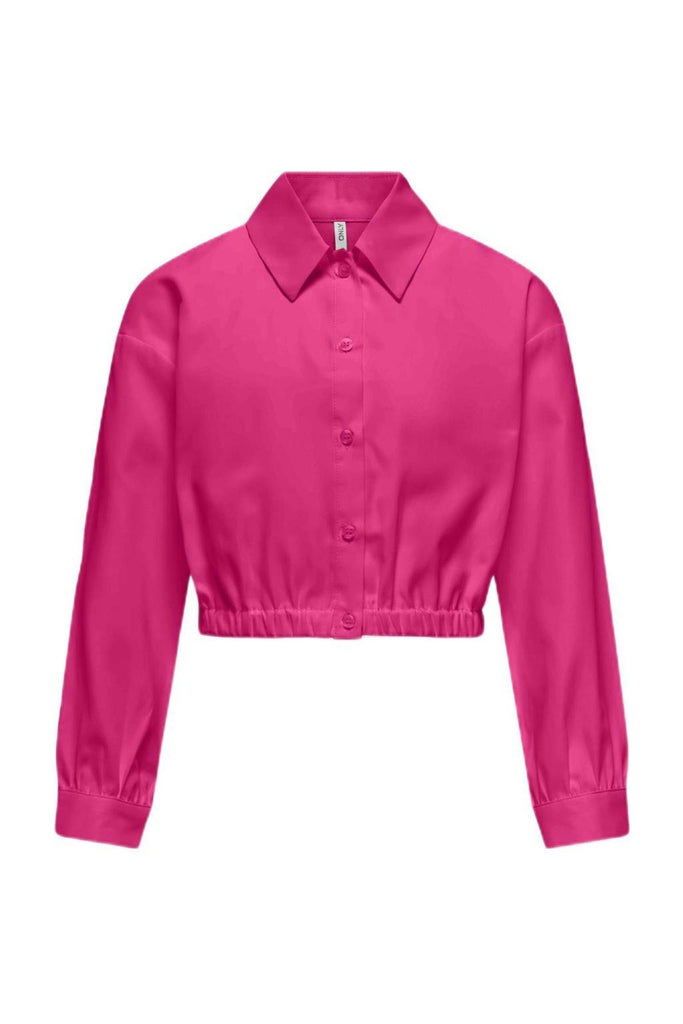 ONLY KIDS KOGOREGON SHORT WAIST SHIRT WVN