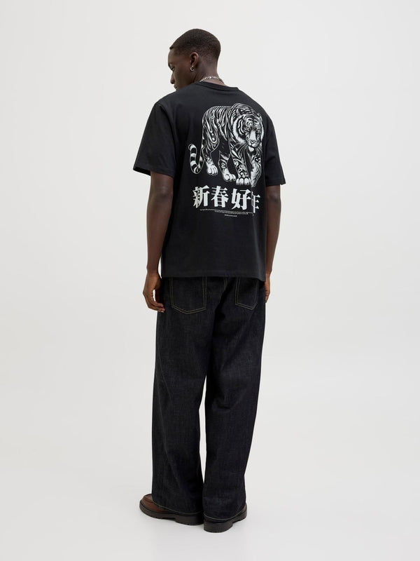 JACK AND JONES JORSNAKE TEE SS CREW NECK TG LN